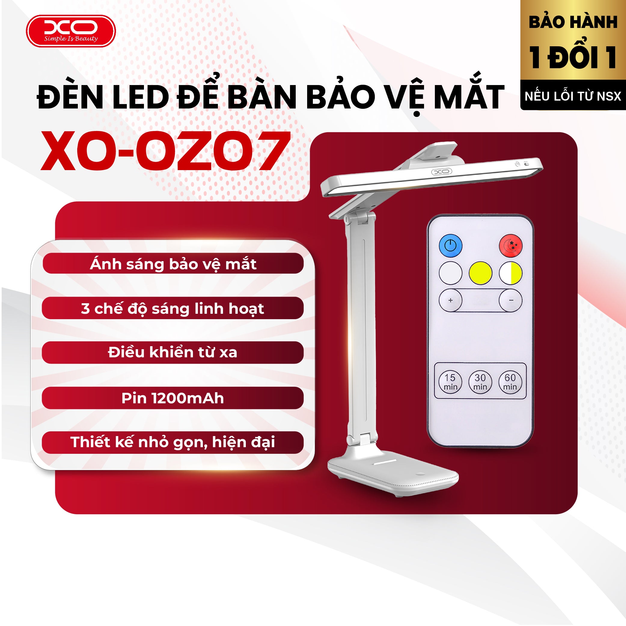 ĐÈN HỌC CHỐNG CẬN XO-OZ07