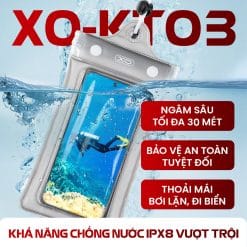 Alternative view of TÚI CHỐNG NƯỚC ĐIỆN THOẠI XO-KT03