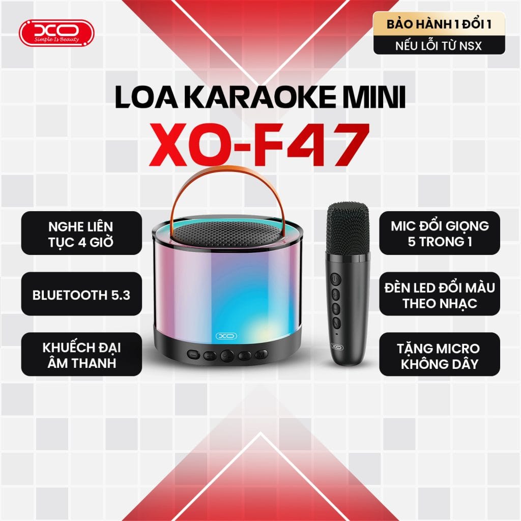 Loa karaoke Bluetooth XO-F47