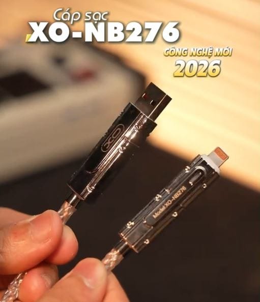 Cáp sạc XO-NB276 phiên bản mới