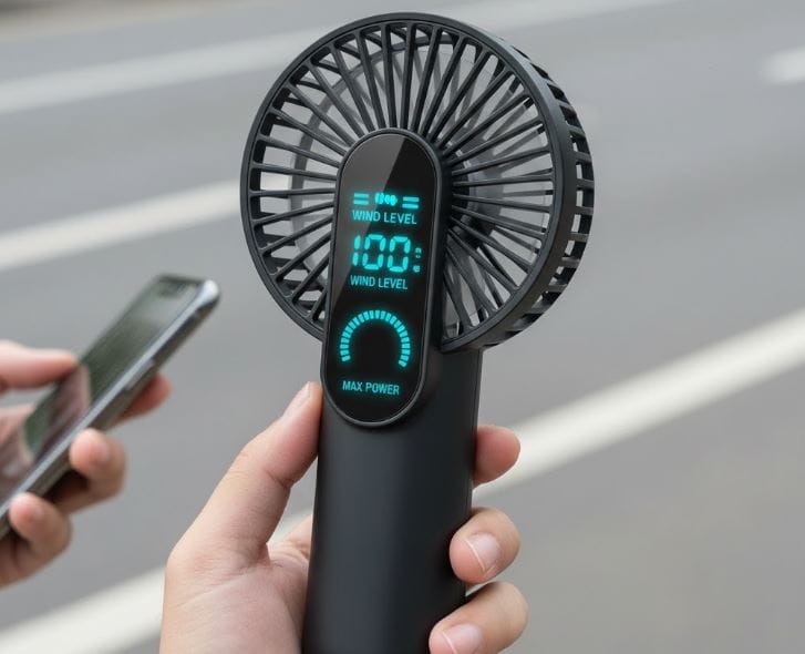 Quạt cầm tay 100 cấp độ gió